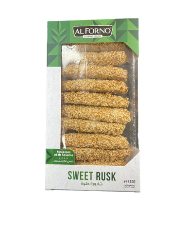 Al Forno Sweet Rusk Molasses Sesame (210G) - Papaya Express